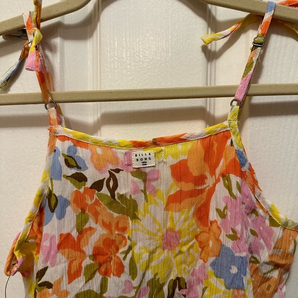 NWT Billabong Girls Wild Dreamer Floral Mini Dress - Picture 3 of 4